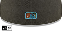 White Sox COLOR PACK MULTI Charcoal Fitted Hat by New Era - 4th View