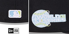 White Sox COLOR PACK SIDE-PATCH Black Fitted Hat by New Era - 4th View