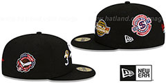 White Sox RINGS-N-CHAMPIONS Black Fitted Hat by New Era - 4th View