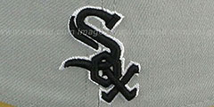 White Sox TEAM-PRIDE Grey-Black Fitted Hat by New Era - 4th View