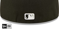 White Sox TRIPLE THREAT IDENTITY Black Fitted Hat by New Era - 4th View