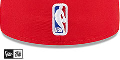 Wizards 2023 NBA DRAFT Red Fitted Hat by New Era - 4th View