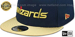 Wizards SWINGMAN SNAPBACK Navy-Gold Hat by New Era - 4th View