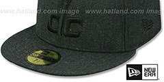 Wizards TOTAL TONE Heather Black Fitted Hat by New Era - 4th View