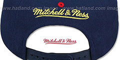 Wizards TRIPLE STACK SNAPBACK Red-Navy Hat by Mitchell and Ness - 4th View