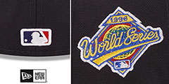 Yankees 1996 WORLD SERIES SIDE-PATCH UP Fitted Hat by New Era - 4th View