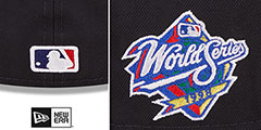 Yankees 1998 WORLD SERIES SIDE-PATCH UP Fitted Hat by New Era - 4th View