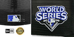 Yankees 2009 WS MESH-BACK SIDE-PATCH Black-Royal Fitted Hat by New Era - 4th View