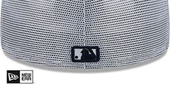 Yankees BATTING PRACTICE TRUCKER White Fitted Hat by New Era - 4th View