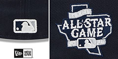 Yankees 2024 MLB ALL-STAR WORKOUT Fitted Hat by New Era - 4th View