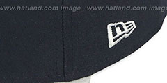 Yankees BAYCIK Navy-Grey Fitted Hat by New Era - 4th View