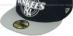 Yankees CIRCLE-CLOSER Navy-Grey Fitted Hat by New Era - 4th View