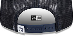 Yankees COOP TEAM-BASIC TRUCKER SNAPBACK Navy Hat by New Era - 4th View