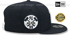 Yankees JUDGE PINSTRIPE ALL RISE SNAPBACK Navy Hat by New Era - 4th View