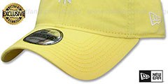 Yankees MINI BEACHIN STRAPBACK Light Yellow Hat by New Era - 4th View