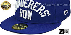 Yankees MURDERERS ROW Royal Fitted Hat by New Era - 4th View