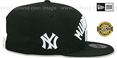 Yankees MURDERERS ROW SNAPBACK Black Hat by New Era - 4th View