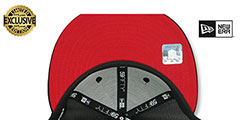 49ers SB XXIX MESH-BACK SIDE-PATCH Black-Red Fitted Hat by New Era - 5th View