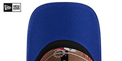 76ers 2024 NBA DRAFT STRAPBACK Camel-Royal Hat by New Era - 5th View