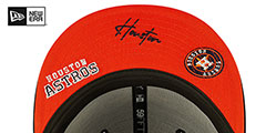 Astros TRIPLE THREAT IDENTITY Navy Fitted Hat by New Era - 5th View