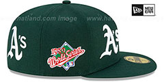 Athletics EVOLUTION-PATCHES Green Fitted Hat by New Era - 5th View