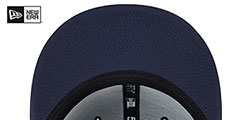 Bears 2024 NFL SIDELINE Navy Fitted Hat by New Era - 5th View