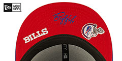 Bills TRIPLE THREAT IDENTITY Royal Fitted Hat by New Era - 5th View