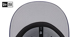 Brewers 2023 CLUBHOUSE Heather Navy Fitted Hat by New Era - 5th View