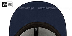 Broncos 2021 NFL SIDELINE HOME Navy Fitted Hat by New Era - 5th View