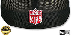 Buccaneers 1998 PB MESH-BACK SIDE-PATCH Black-Black Fitted Hat by New Era - 5th View