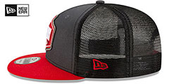 Buccaneers 2021 NFL TRUCKER DRAFT SNAPBACK Hat by New Era - 5th View