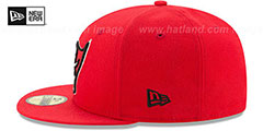 Buccaneers NFL TEAM-BASIC Red Fitted Hat by New Era - 5th View