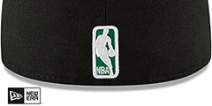 Celtics 2024 FINALS Black Fitted Hat by New Era - 5th View