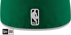 Celtics 2024 FINALS CHAMPIONS Green-Black Fitted Hat by New Era - 5th View