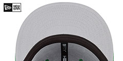 Celtics STATEVIEW Green Fitted Hat by New Era - 5th View