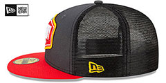 Chiefs 2021 NFL TRUCKER DRAFT Fitted Hat by New Era - 5th View