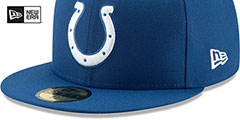 Colts NFL TEAM-BASIC Royal Fitted Hat by New Era - 5th View