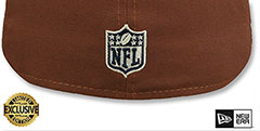 Cowboys HARVEST SIDE-PATCH Brown-Navy Fitted Hat by New Era - 5th View