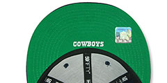 Cowboys SIDE-SPLIT Navy Fitted Hat by New Era - 5th View