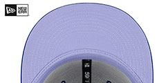 Cubs 2016 WS POLAR LIGHTS Royal-Lavender Fitted Hat by New Era - 5th View