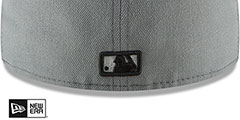 Dodgers 2024 WORLD SERIES CHAMPIONS Grey-Black Fitted Hat by New Era - 5th View