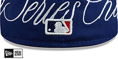 Dodgers HISTORIC CHAMPIONS Royal Fitted Hat by New Era - 5th View