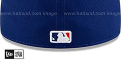 Dodgers PAISLEY QUILT BOTTOM Royal Fitted Hat by New Era - 5th View