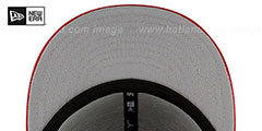 Dodgers TEAM-BASIC Red-White Fitted Hat by New Era - 5th View