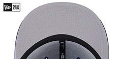 Dodgers TEAM-SCRIPT SNAPBACK Royal Hat by New Era - 5th View