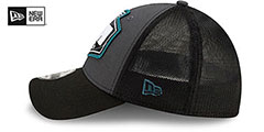 Eagles 2021 NFL TRUCKER DRAFT FLEX  Hat by New Era - 5th View