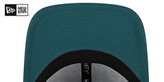 Eagles 2022 NFL DRAFT FLEX  Black-Green Hat by New Era - 5th View