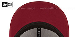 Football Team 2021 NFL SIDELINE HOME SNAPBACK Burgundy Hat by New Era - 5th View