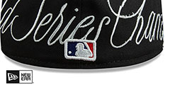 Giants HISTORIC CHAMPIONS Black Fitted Hat by New Era - 5th View