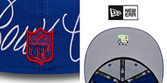 Giants HISTORIC CHAMPIONS Royal Fitted Hat by New Era - 5th View